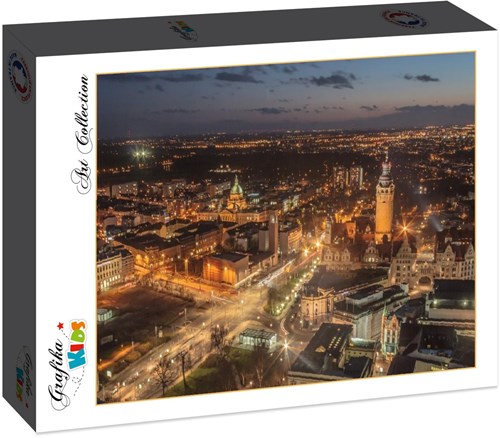 Grafika Puzzle Deutschland Edition - Leipzig Skyline - 300 Teile-2