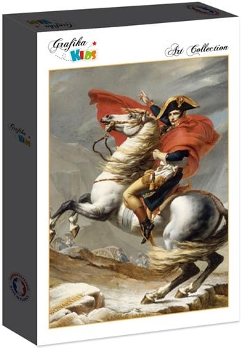 Grafika Jacques-Louis David: Bonaparte beim Überschreiten der Alpen am Großen Sankt Bernhard - 24 Teile-2