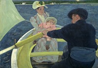 Grafika Mary Cassatt: The Boating Party, 1893/1894 - 104 Teile