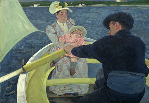 Grafika Mary Cassatt: The Boating Party, 1893/1894 - 104 Teile