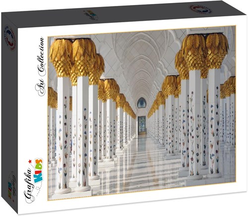 Grafika Puzzle Scheich-Zayid-Moschee Abu Dhabi - 12 Teile Kinderpuzzle-2
