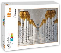 Grafika Puzzle XXL Teile - Scheich-Zayid-Moschee Abu Dhabi - 12 Teile-2