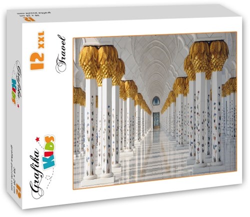 Grafika Puzzle XXL Teile - Scheich-Zayid-Moschee Abu Dhabi - 12 Teile-2
