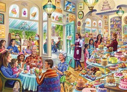 Gibsons Puzzle Erwachsene Grandmas Treat 1000 Teile Essen Trinken