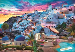 Clementoni Puzzle - Griechenland Aussicht - 500 Teile - Landschaft