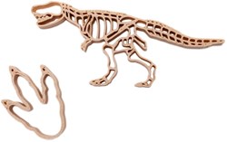 Grennn Dino und Fußabdruck Ausstecher - Spielzeug Ausstechformen Dinosaurier