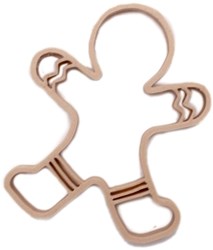 Grennn Gingerman Ausstecher - umweltfreundliches Spielzeug für Knete und Sand