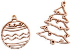 Grennn Weihnachts Ausstechformen - umweltfreundliches Spielzeug für Weihnachtsfreude