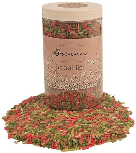 Grennn speelrijst christmas 250 gram