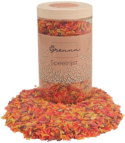 Grennn speelrijst fruit mix 500 gram