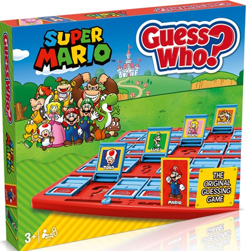Hasbro Super Mario Brettspiel Guess Who - klassisches Familienspiel