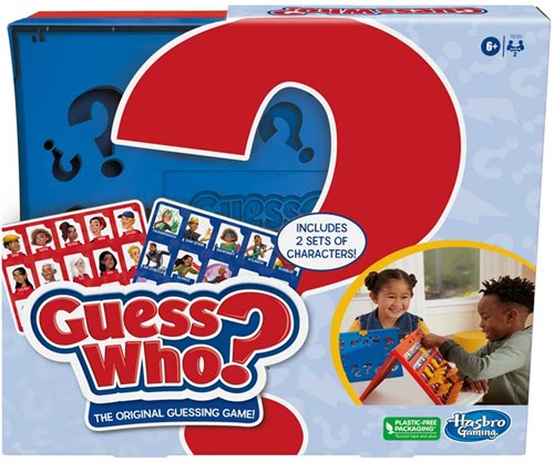 Hasbro Brettspiel Guess Who - klassisches Familienspiel für Kinder