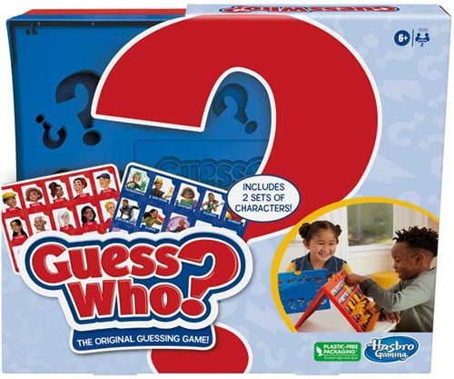 Hasbro Brettspiel Guess Who - klassisches Familienspiel für Kinder