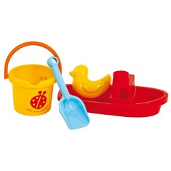 Gowi Sandspielzeug Set Boot Strandspaß für Kinder