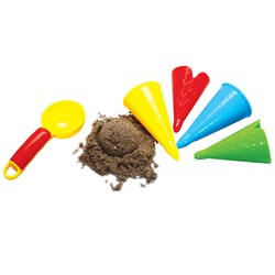 Gowi Sandformen Eiscreme - Strandspielzeug Set 5-teilig