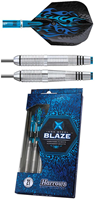 Harrows Blaze Inox Steel Dartpfeile - Steeltip Darts 21g schwarz