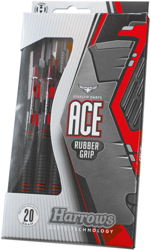Harrows Ace Rubber Coated Brass Darts -  - 24g