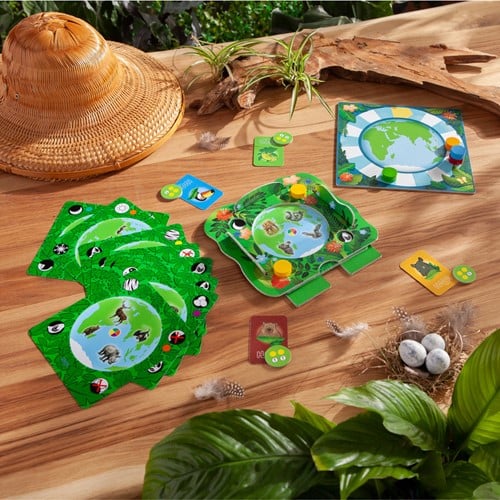 HABA bordspel Dieren van de Wereld - kennisreis door de wildernis