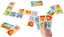 Haba Domino Junior Safari Kartenspiel für Kinder - Lernspielzeug