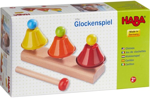 Haba Glockenspiel Holz Musikinstrument für Kinder - buntes Spielzeug-3