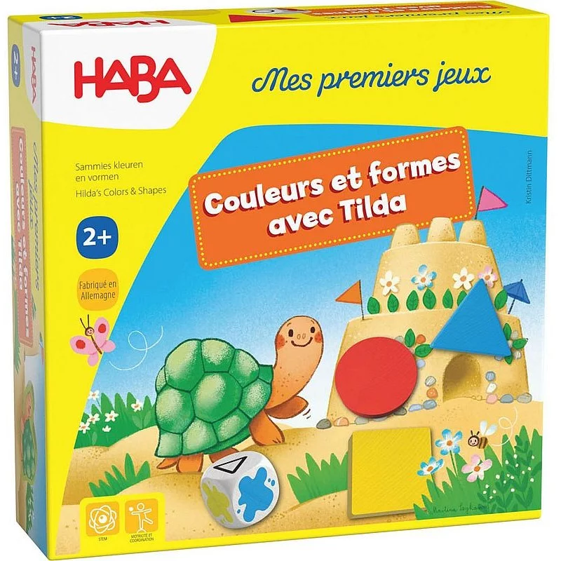 Haba !!! Jeu - Mes premiers jeux - Couleurs et formes avec Tilda (F = NL 1307043004 - DE 1307043001) (DE/E/F/NL/IT/ES)