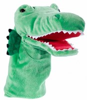 Heunec Plüsch Handpuppe Krokodil - 33 cm - Puppentheater Spielzeug