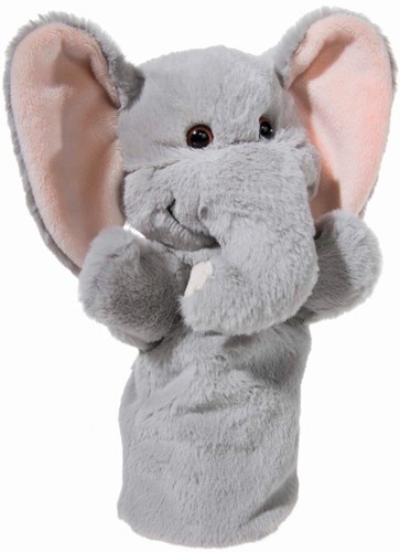 Heunec Elefant Handpuppe Plüsch Kuscheltier 25 cm Spielzeug