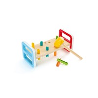 Hape Holz Regenbogen Klopfbank Lernspielzeug für Kleinkinder