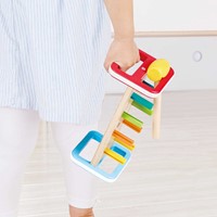 Hape Holz Regenbogen Klopfbank Lernspielzeug für Kleinkinder-3