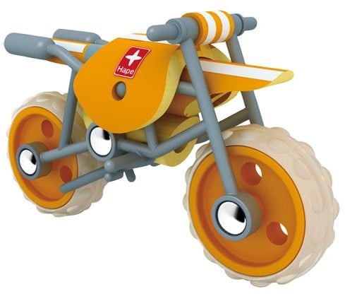 Hape Holzspielzeug Motorrad E-Moto - pädagogisches Spielzeug