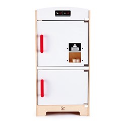 Hape Kinder Kühlschrank und Gefrierschrank - Spielküche weiß Holzspielzeug