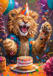 Castorland Puzzle Happy Birthday! - 1000 Teile bunter Legespaß