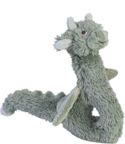 Happy Horse Rassel Dragon Drake - Plüsch Baby Rassel 18 cm