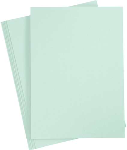 Happy Moments Happy Moments Farbiger Karton A4 210 gr Pastellgrün 10 Blatt