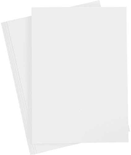 Creativ Company Bastelkarton weiß A4 220g Papier 10 Blatt