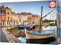 Educa Puzzle 1000 Teile Hafen Martigues Provence Erwachsene-2