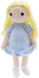 Hardicraft Strickset Puppe Mädchen April 30 cm Baumwolle Spielzeug
