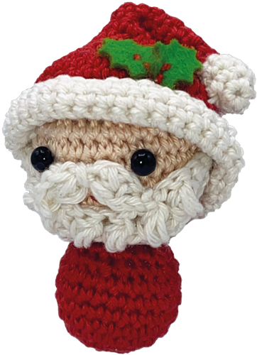Hardicraft Hardicraft Häkelset Mini-Aufhänger Weihnachtsmann
