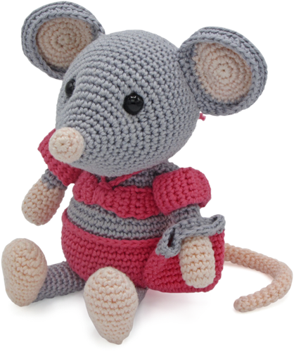 Hardicraft Hardicraft Häkelset Maus Gänseblümchen 20 cm