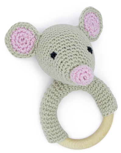 Hardicraft Hardicraft Häkelset Rasselmaus 12 cm