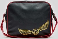 HARRY POTTER BLACK HOGWARTS PREMIUM MESSENGER BAG-2