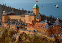 Grafika Puzzle Haut-Koenigsbourg Schloss - 1000 Teile Jigsaw