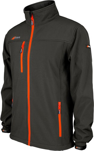 Grays Hockeyjacke Radius Soft Shell schwarz Größe 140 wasserabweisend