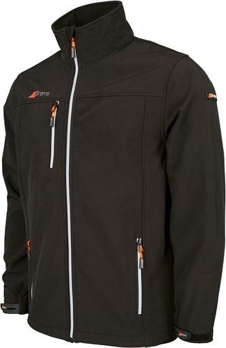 Grays Hockeyjacke Radius Soft Shell schwarz 2XL wasserabweisende Sportjacke