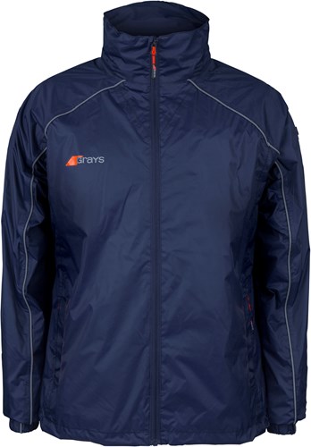 Grays Damen Regenjacke Hockey wasserabweisend dunkelblau 2XL