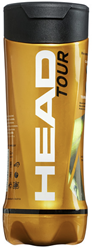 Head Tour Tennis Balls - Tube of 3 -  - Tube of 3