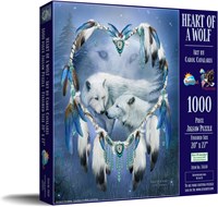 SunsOut Puzzle Heart of a Wolf - 1000 Teile Jigsaw Puzzle-2
