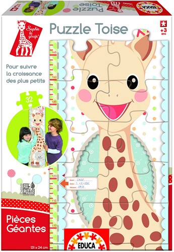 Educa Messlattenpuzzle mit 32 Riesenteilen: Sofie die Giraffe - 32 Teile