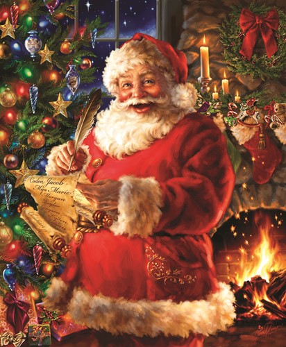 SunsOut Santa Überprüft die List - 1000 Teile