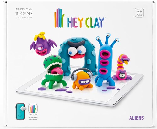 HEY CLAY Aliens-Set